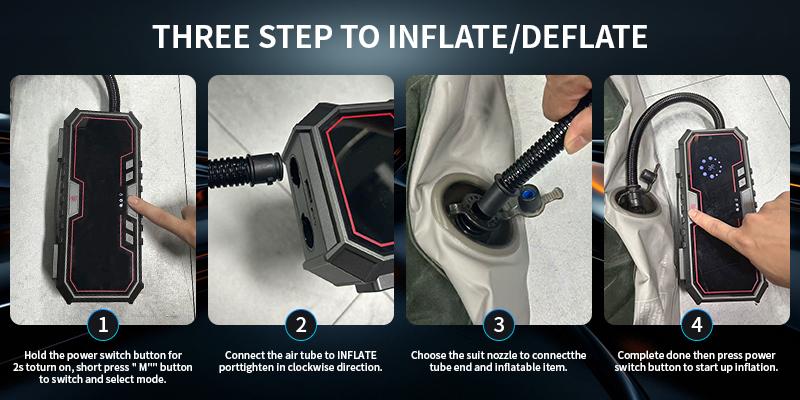 【Kapeezi】 Portable Car Emergency Starter Suitable for all gasoline engines and 6L diesel engines. 160PSI Tire Inflator 12V Battery Starter 18000mAh Power Bank with LED Light. 【Kapeezi】 Portable Car Emergency Starter Suitable for all gasoline engines and 6L diesel engines. 160PSI Tire Inflator 12V Battery Starter 18000mAh Power Bank with LED Light.