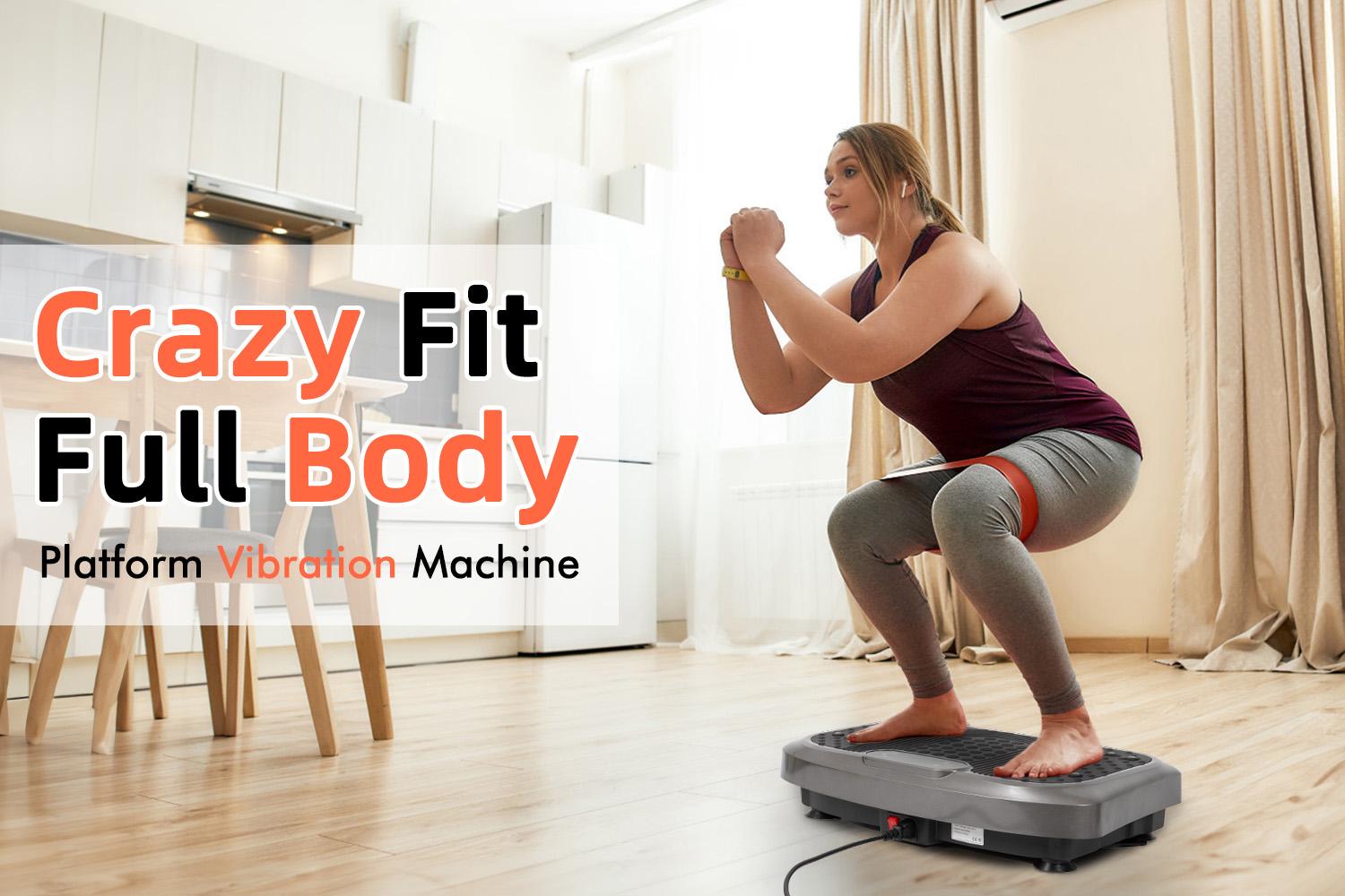 Vibration Plate Exercise Machine w/ Remote Control, Lymphatic Drainage Machine, Whole Body Workout Vibration Platform for Toning up, Fitness & Wellness, body firmness Home & Office, FathersDayGift Vibration Plate Exercise Machine w/ Remote Control, Lymphatic Drainage Machine, Whole Body Workout Vibration Platform for Toning up, Fitness & Wellness, body firmness Home & Office, FathersDayGift