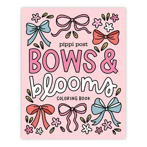 Bows & Blooms Coloring Book + 5pk