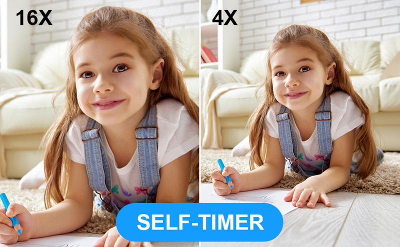 48MP 4K Digital Camera for Photography - 2.88" IPS Screen, 16X Zoom & Macro Mode with Flash | Compact Point and Shoot Camera for Beginners, Teens & Vlogging