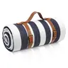 80” x 80” Picnic Blanket, Waterproof and Foldable Beach Blanket, 3-Layer Outdoor Blanket for 6 to 8 Adults, for Camping, Park, Beach, Grass, Indoors