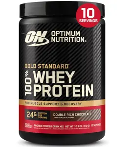Optimum Nutrition Gold Standard 100% Whey Protein Powder, Double Rich Chocolate, 0.68 Pound (Pack of 1)