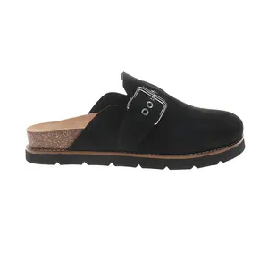 Corkys Womens Day Dream Footbed Mule Clogs Casual - Black