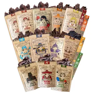The Whole Shebang Jerky Gift Bundle - 16 Premium Jerky, Biltong & Stick Snacks, Protein Pack by Righteous Felon