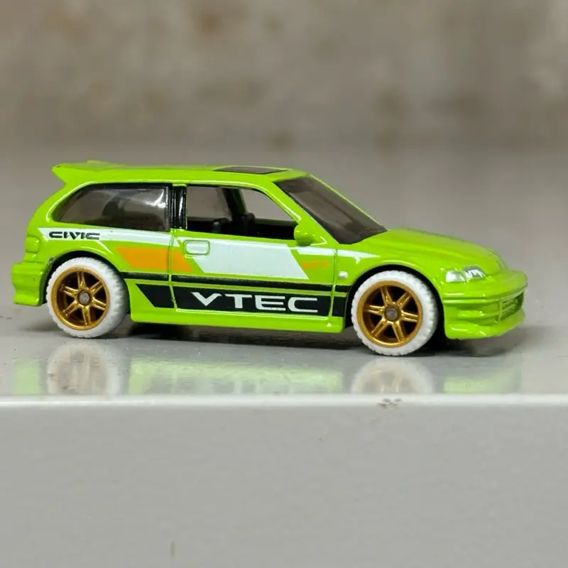 Hotwheels custom Honda Civic EF Diecast car