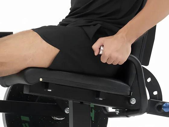 RITFIT PLC01 Leg Extension and Curl Machine and Hip Thrust 325LB Adjustable Seated and Lying Exercise Machine with 4 Adjustable Backrest Angles and 2'' Weight Plates Home Gym System Home Workout Equipment