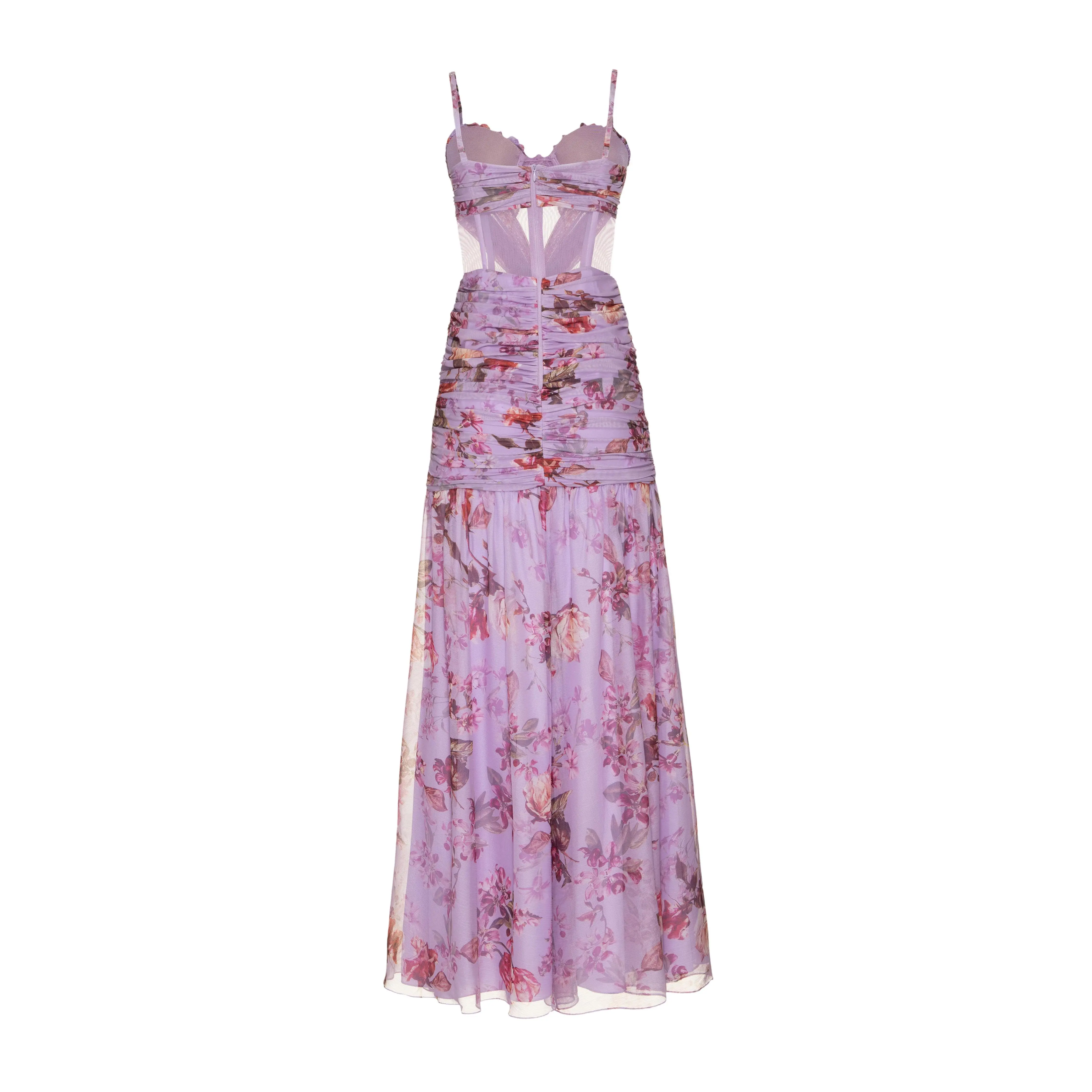 Floral Haze Bustier Maxi Dress - TikTok Shop