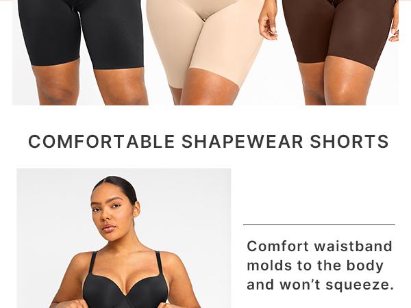 Shapellx AirSlim Butt-Lifting High Waist Logo Shorts Comfort Womenswear Shapewear