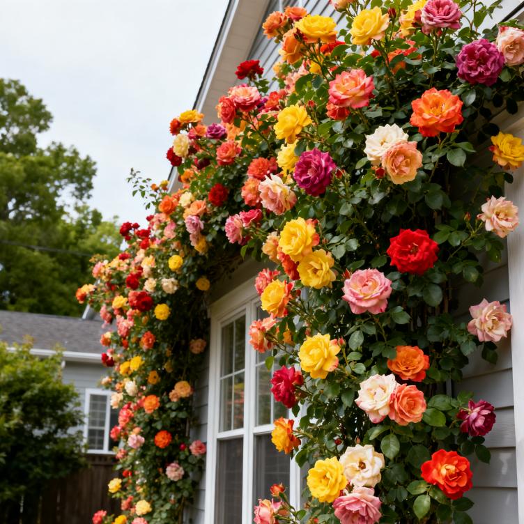 200pcs Climbing Rose Seeds – Multicolor Romantic Rose Vines for Garden Arches, Fences & Fairytale Walls