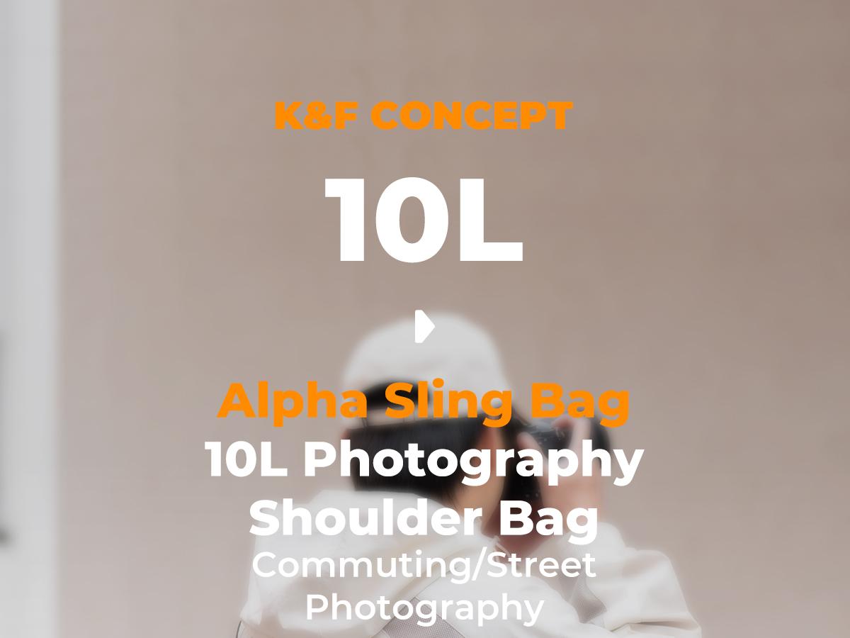 K&F Concept 2 in 1 Sling Bag Everyday Shoulder Bag & Multifunction Photography Crossbody Camera DSLR Backpack Portable Bag