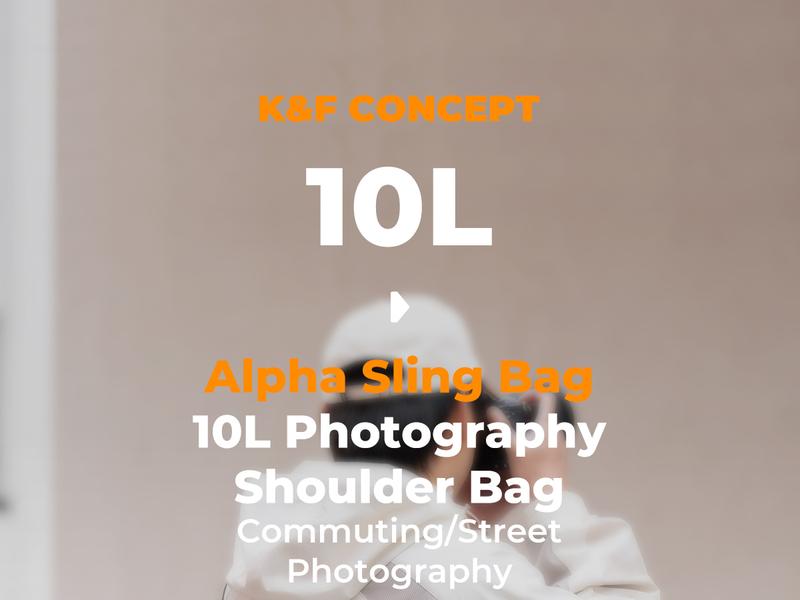 K&F Concept 2 in 1 Sling Bag Everyday Shoulder Bag & Multifunction Photography Crossbody Camera DSLR Backpack Portable Bag
