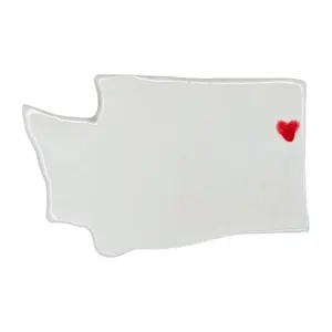 Spokane Ceramic Magnet for Fridge - Unique Handmade Washington State Gift