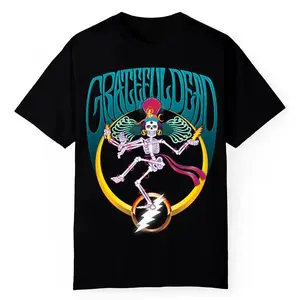 Grateful Dead Psychedelic Concert Poster Style Graphic Tee BY060305