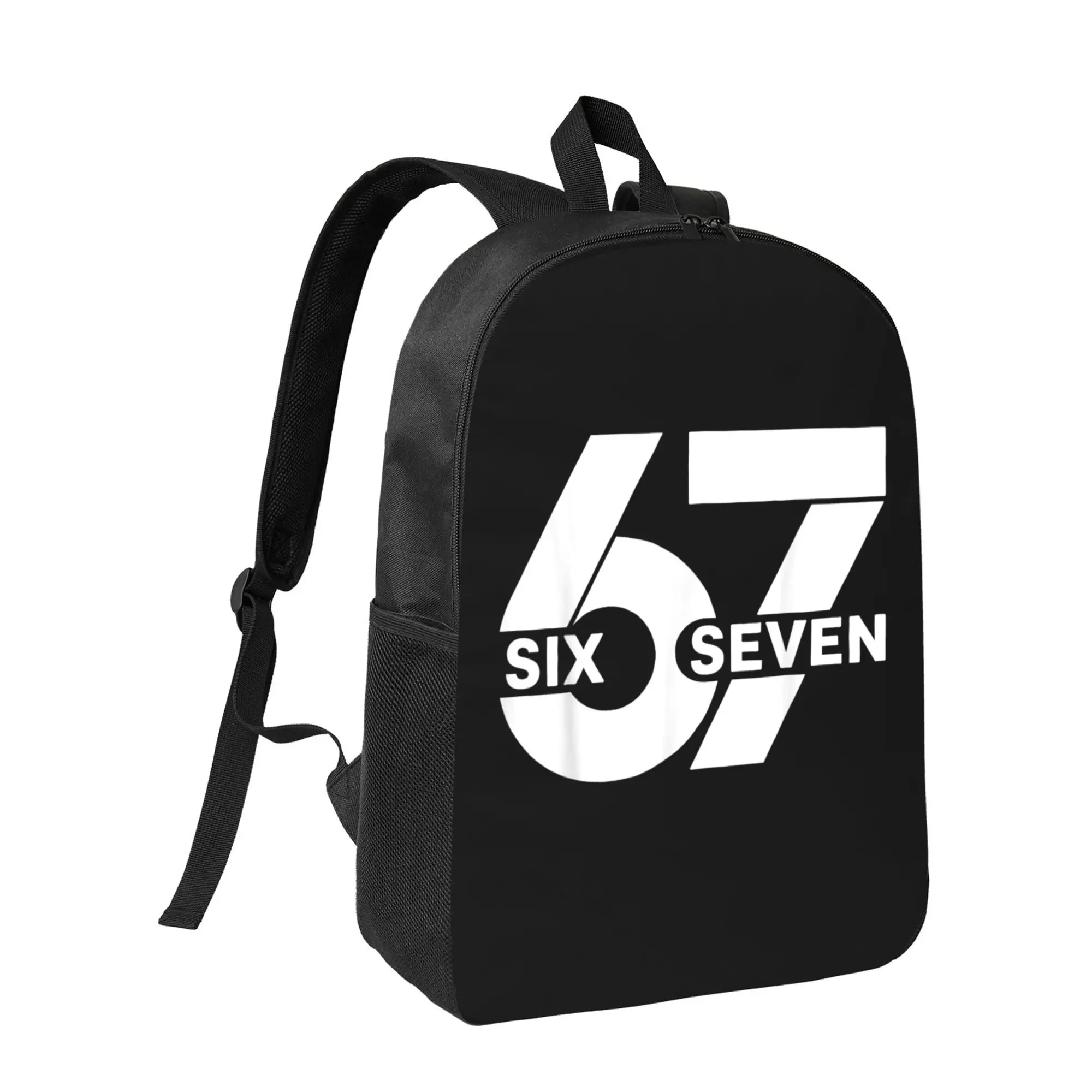 バッグ meme Funny 6 7 Meme Backpacks Two-Way Zippers Students Lightweight