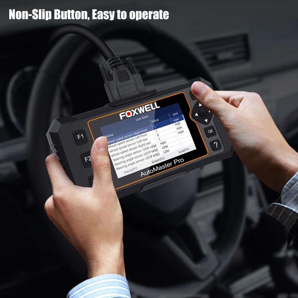 FOXWELL NT624 Elite Wireless OBD2 Scanner, Automotive Diagnostic Scan Tool with 8 Resets, ABS Bleeding, SAS/EPB/Oil Reset, Battery Registration, OBDII Code Reader for All Cars