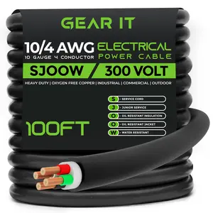 10/4 SJOOW OFC Power Cable 300V Electric Wire 10/4 SJOOW OFC Power Cable 300V Electric Wire
