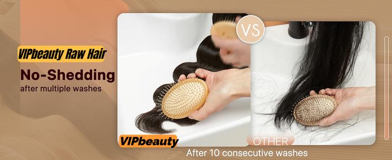 VIPbeauty Body Wave Bundles 10-32 Inch 100% Unprocessed Brazilian Virgin Hair 3 Bundles Human Hair Natural Colour Extensions Quick Weave