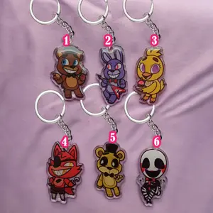 FNAF acrylic keychains || 3 inches keychains || Five Nights at Freddy's