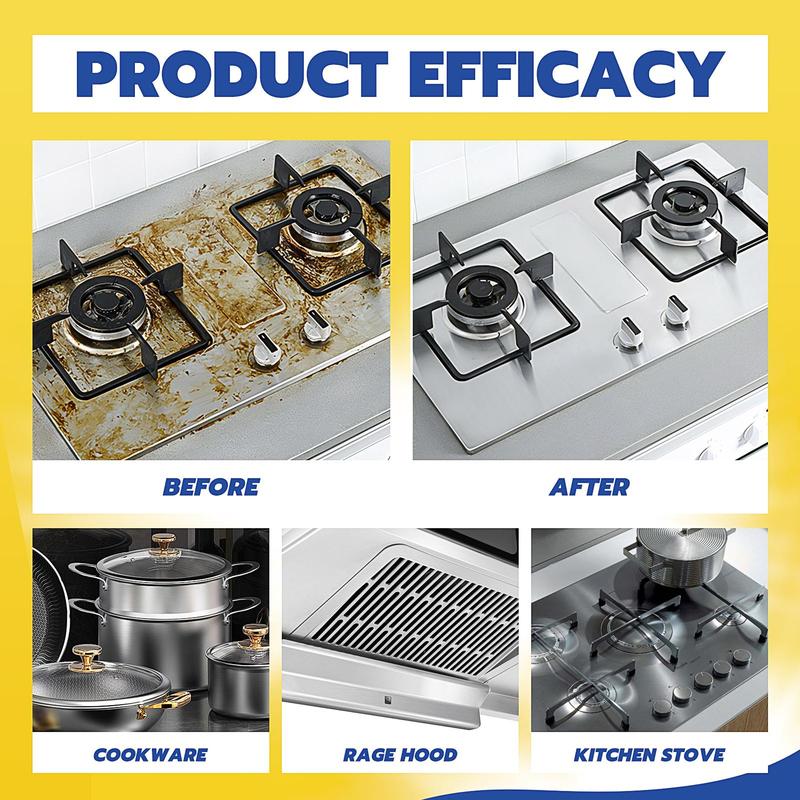 Gihen Heavy Oil Cleaner Stain - Effective Multi-Purpose Cleaner with Spray Nozzle for Kitchen Hou