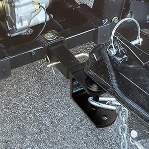 Nilight 3 in 1 ATV UTV Multi Hitch Mount with 2 inch Ball Hitch Rated 2000 LBS Fits 1-1/4 Inch Receiver Winch Strap Loop Rated 5000 LBS