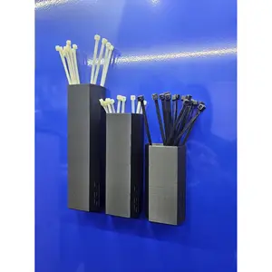 Magnetic Zip Tie Holder – 3 Sizes Available (6” / 8” / 11–12”) | Garage & Toolbox Organizer | By S3c