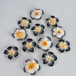 Hawaiian flowers Clays for DIY Projects - Includes 1 Decorative Clay Flower.