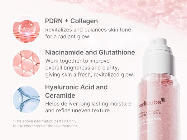 [NEW] [medicube] Pink & Gold PDRN Kojic Acid Jelly Mist Serum Duo | PDRN Pink Collagen Glow Jelly Mist Serum, Kojic Acid Turmeric Vita Jelly Mist Serum | On-the-go Dual Texture Mist Serum for Hydration, Radiance & Brightening | K-beauty, Korean Skincare