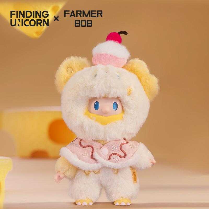 [FINDING UNICORN] FARMER BOB CHEESE CAKE MOUSE BOB Cute Figures Desktop Ornament Collectible Toys Birthday Gifts