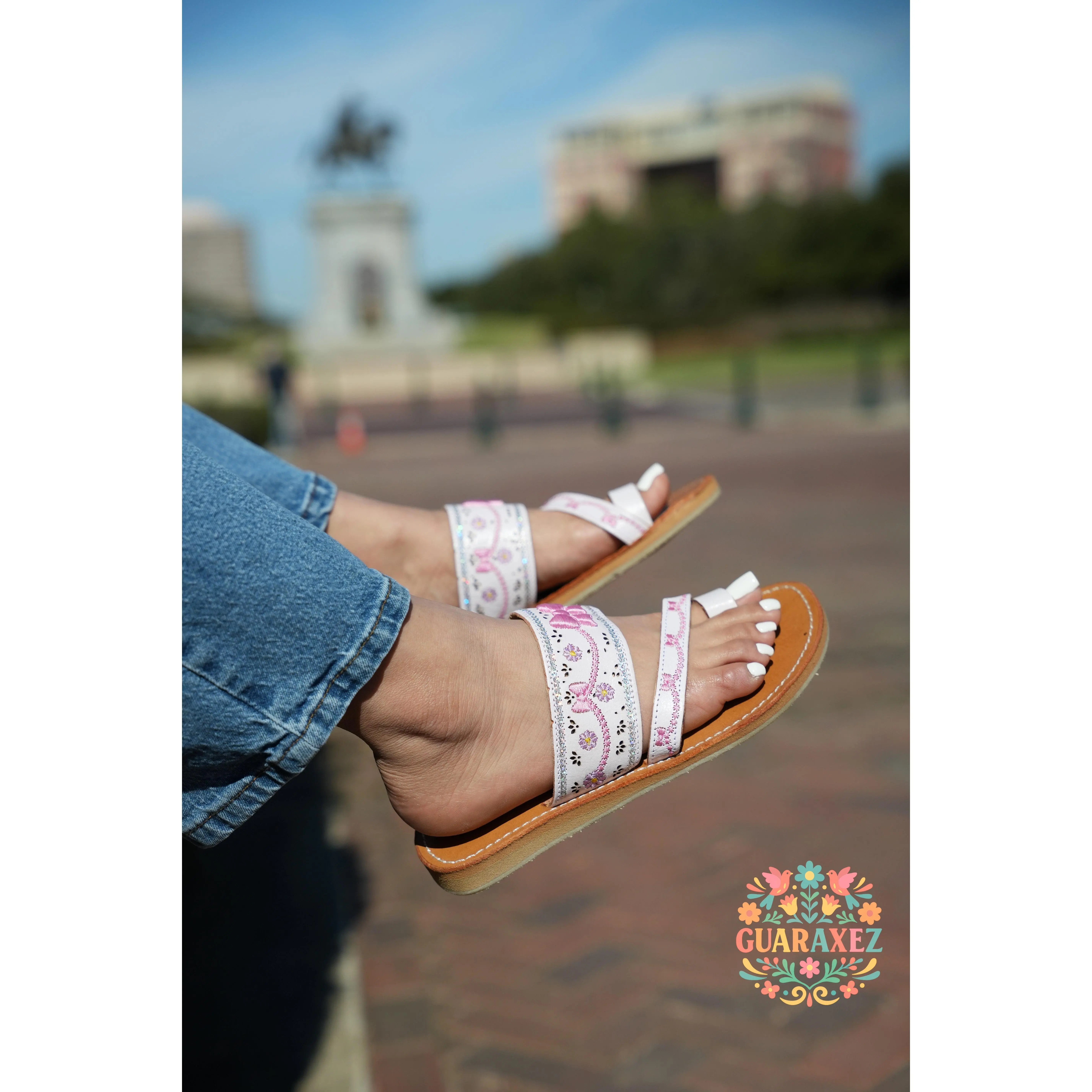 Coqueta Leather Mexican Huaraches Sandals Coqueta Leather Mexican Huaraches Sandals