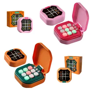 TikTok Viral Electronic Tic-Tac-Toe Game, 9-in-1 Handheld Digital Puzzle Toy, Fun Interactive Tabletop Game, Portable Brain Teaser, Perfect Educational Gift for Kids Teens Adults Family Travel & Party