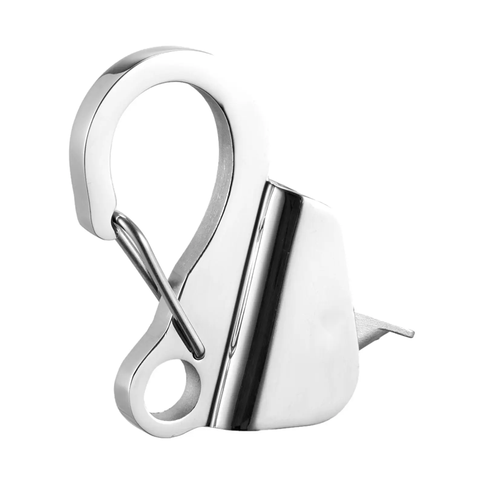 Boat Anchor Hook, 304 Stainless Steel Sliding Anchor System With Quick Release, Knotless Anchor Clips For 3/8 To 5/8 Inch Rope, Durable Marine Anchor Hardware, Easy To Use, Supports Up To 3700 Lbs