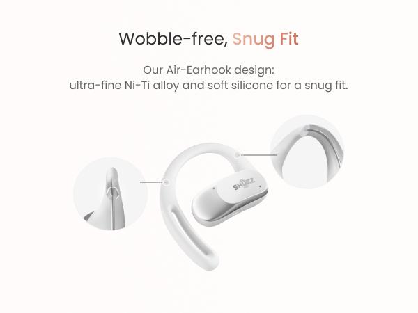 Shokz OpenFit Air - Open-Ear Headphones, True Wireless Earbuds, Water Resistant, Comfortable, Secure Earhooks for Daily Use