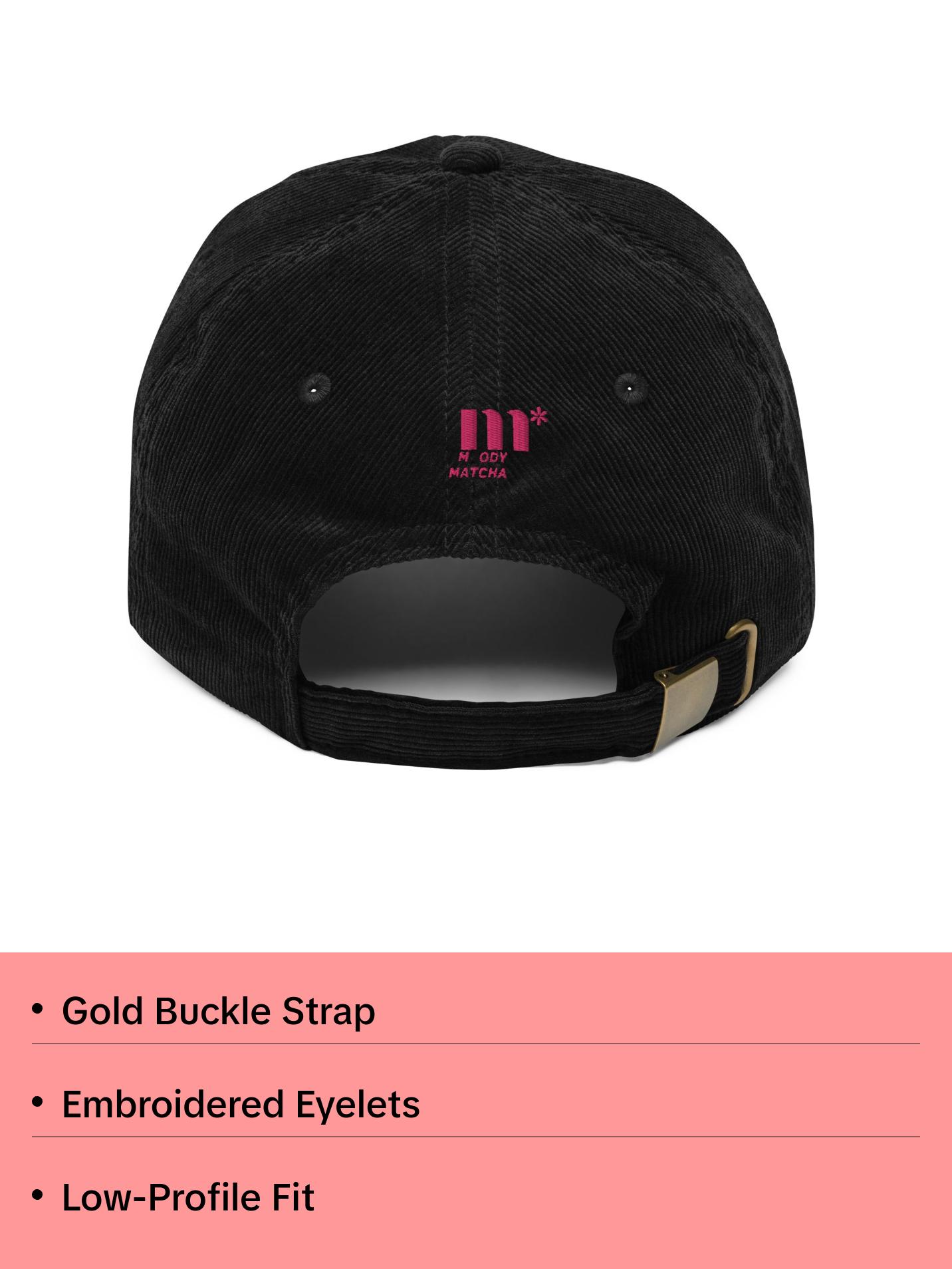 F*ck le Patriarcat Black Vintage Corduroy Cap