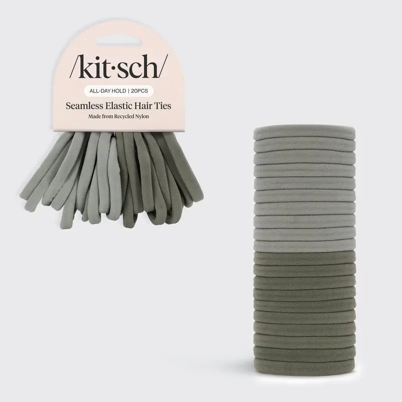 Eco-Friendly Nylon Elastics 20pc set - Eucalyptus