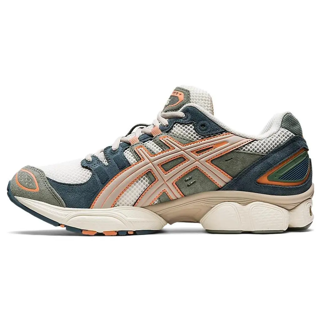 ASICS GEL Nimbus 9 Cream Green Orange Retro Low Top Sneakers Unisex 1201A584-100