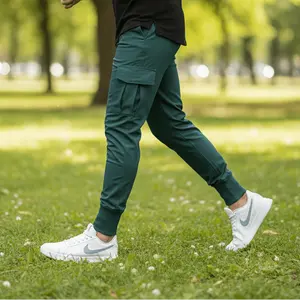 Nilestone Teal Urban Flex Cargo Joggers - Premium Reimagined Series
