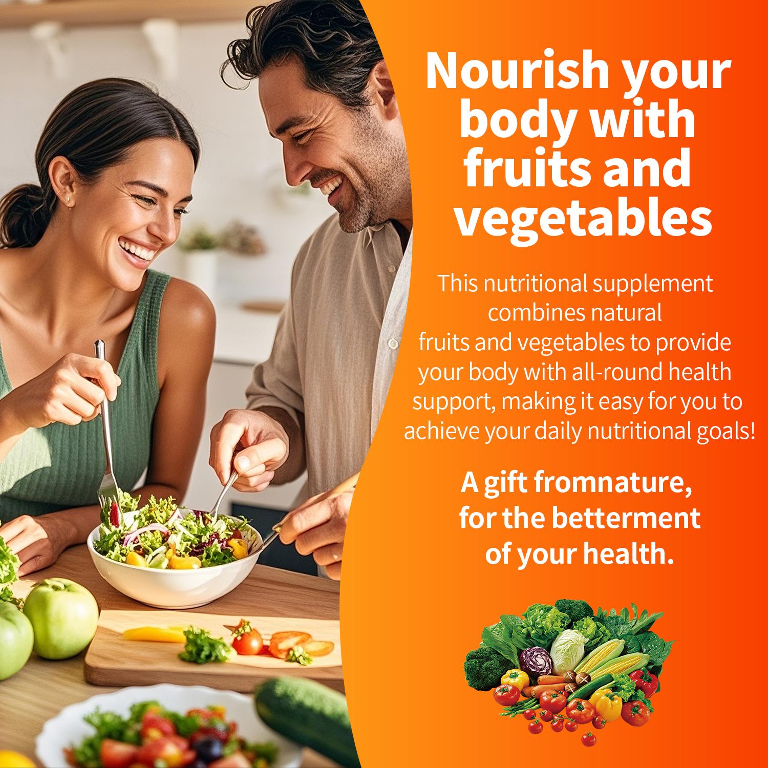 HiPlus Fruits and Veggies Supplement - 90 Fruit and 90 Veggie Capsules, Supports Energy Levels, High Lycopene, Vitamins & Minerals - Winter vitamins HiPlus Fruits and Veggies Supplement - 90 Fruit and 90 Veggie Capsules, Supports Energy Levels, High Lycopene, Vitamins & Minerals - Winter vitamins