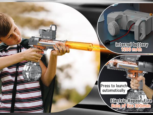 TALGIC Green Powerful Electric Water Toy for summer, best for summer outdoor pool party, water series