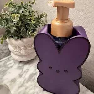 Purple Peep Hand Soap Holder | Easter Bunny Soap Dispenser | Spring Decor