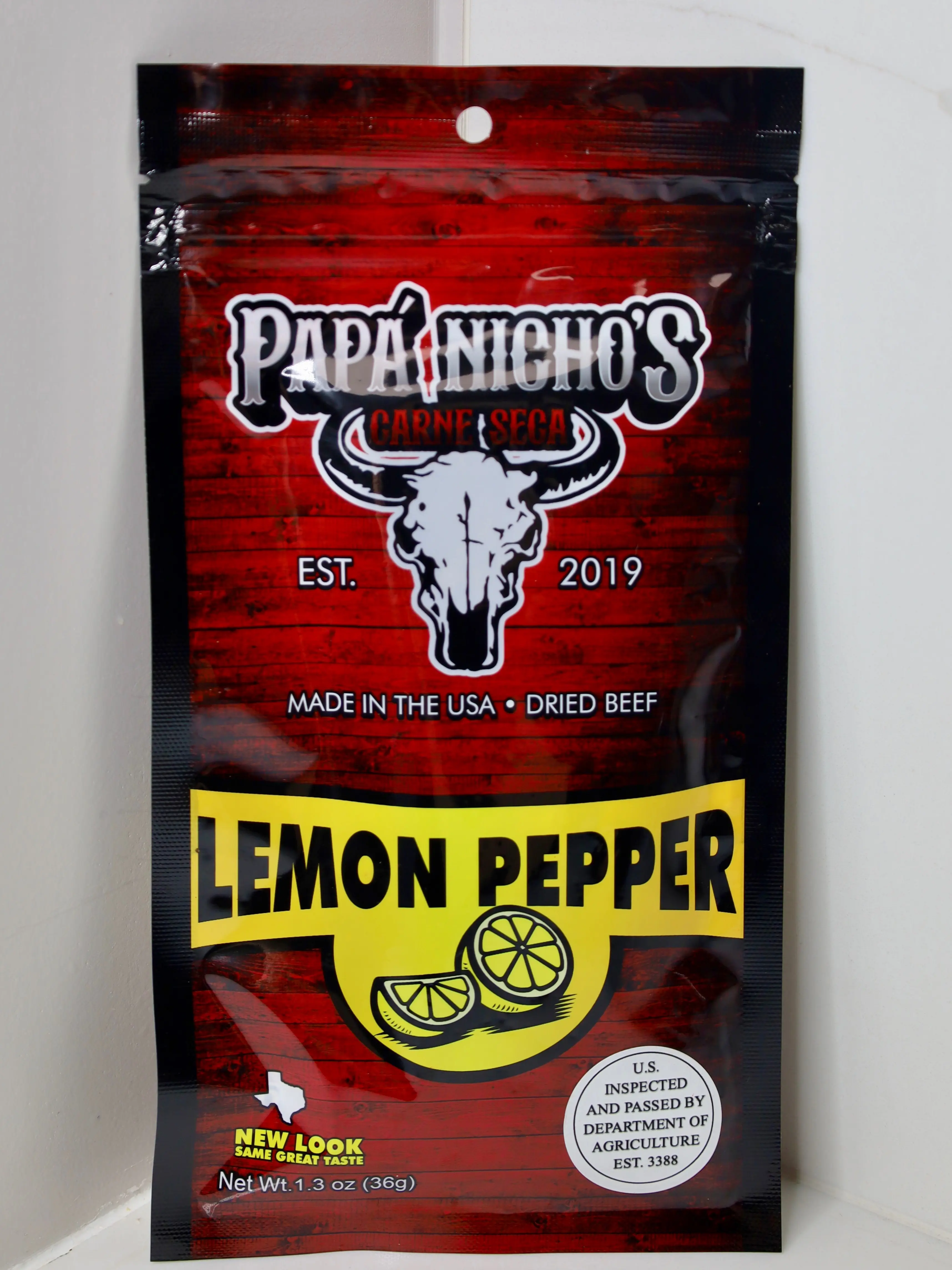 Lemon Pepper - Carne Seca/Beef Jerky