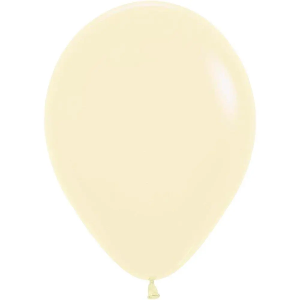 Sempertex Pastel Matte Yellow - Professional Latex Balloons