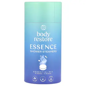 Body Restore Essence Shower Steamers, Essential Mix, 6 Tablets, 5.3 oz