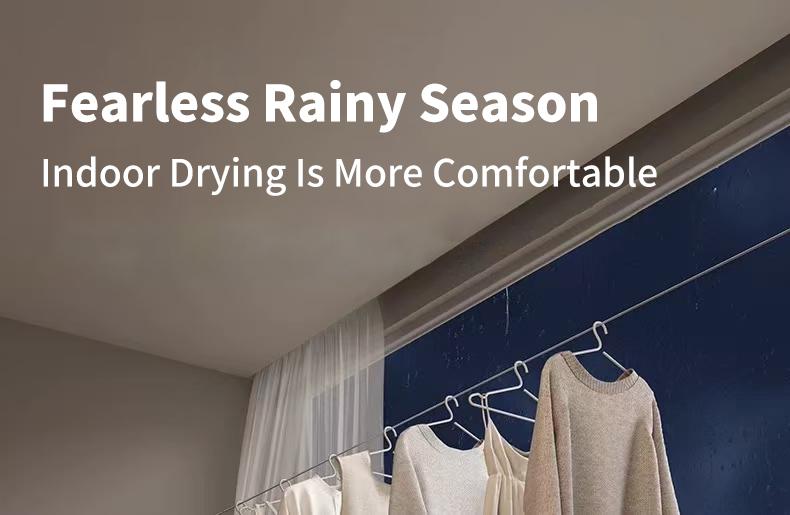 15.1 Ft 40LB Heavy-Duty Retractable Clothes Line - Wall Mounted Indoor and Outdoor Clotheslines - Durable, Space-Saving, and Easy to Install Laundry Line Solution Accessories 15.1 Ft 40LB Heavy-Duty Retractable Clothes Line - Wall Mounted Indoor and Outdoor Clotheslines - Durable, Space-Saving, and Easy to Install Laundry Line Solution Accessories