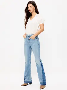 Old Navy Women's Extra High-Waisted Baby Boot-Cut Jeans