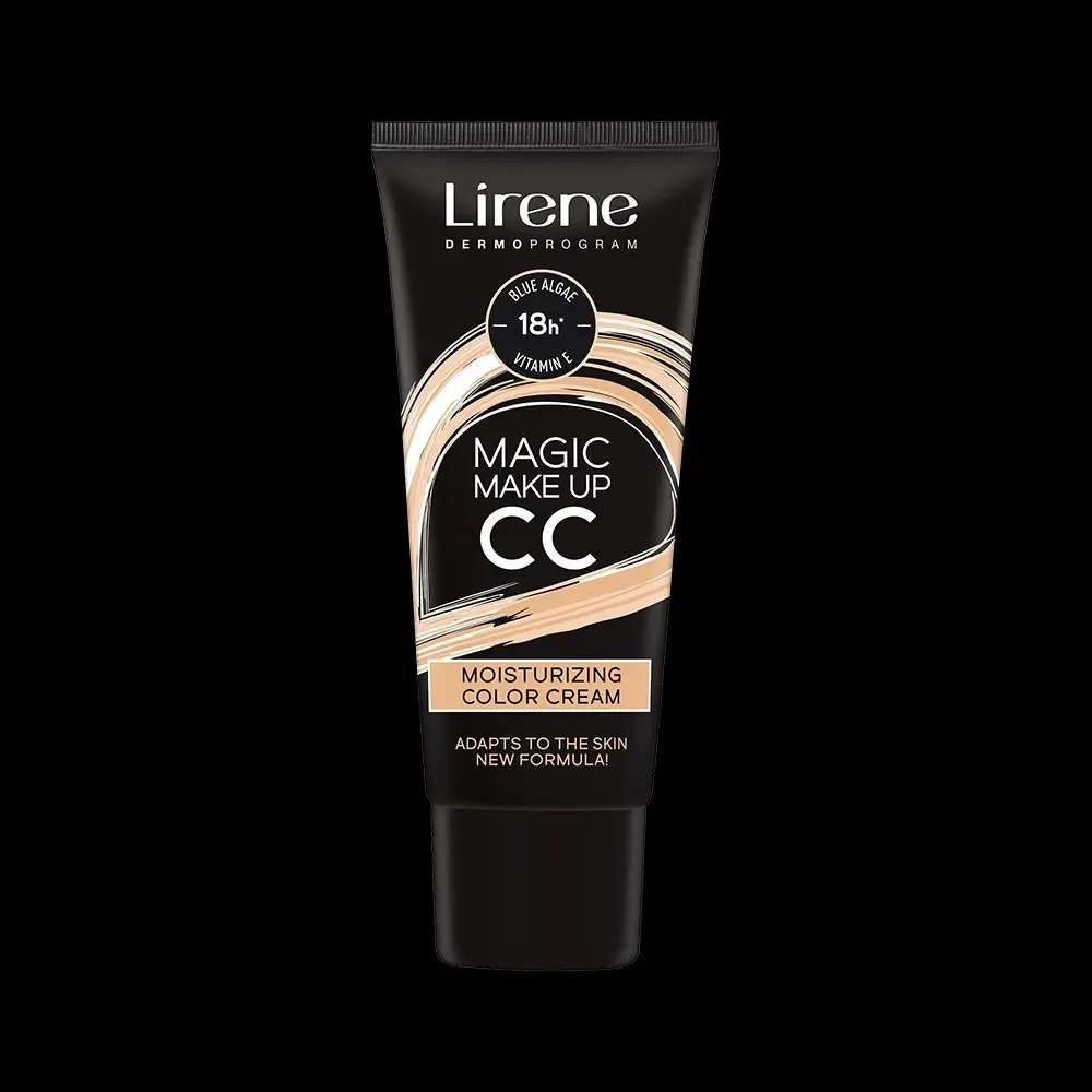 Lirene Magic Makeup CC Cream | Color Correcting Moisturizing Face Cream, Lightweight Buildable Coverage, Natural Radiant Finish Daily Base