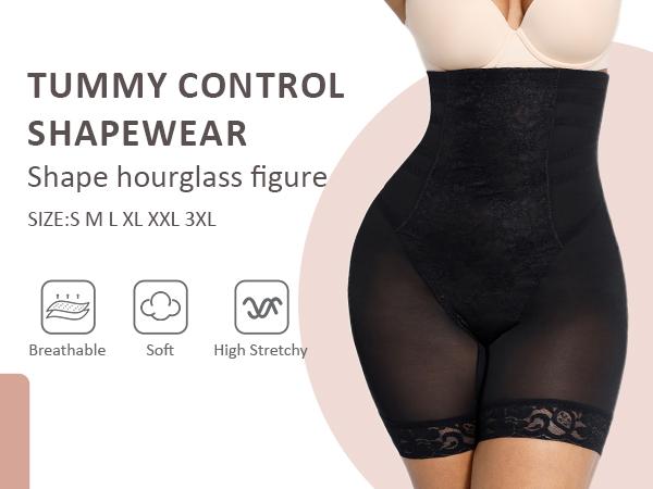 FeelinGirl Shapewear Tummy Control Shapewear Shorts Control Panties High Waisted Lace Shapewear Shorts Butt Lifting Comfort Soft FeelinGirl Shapewear Tummy Control Shapewear Shorts Control Panties High Waisted Lace Shapewear Shorts Butt Lifting Comfort Soft