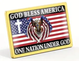 God Bless America Lapel Pin – 250th Anniversary Patriotic Eagle USA Independence Pin