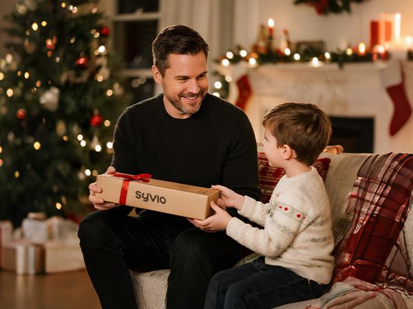 【Best Gift】2 off-Syvio Children's Metal Detector, Adjustable 27.5”-37.8” Metal Detector for Kids with Intuitive LCD Display, Lightweight Kids Metal Detectors with 6” Search Coil for Exploration Hiking, Gift for Boys & Girls