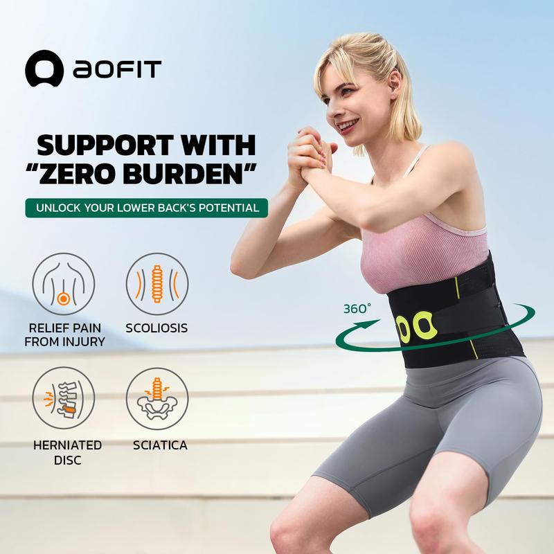aoFIT Back Brace，Corset Waist TrainerBelt，Women's Sports，Sweat Belt for Men，Waist Support，Waist Trainer，Body shaping belt，springtok,FallFreshness