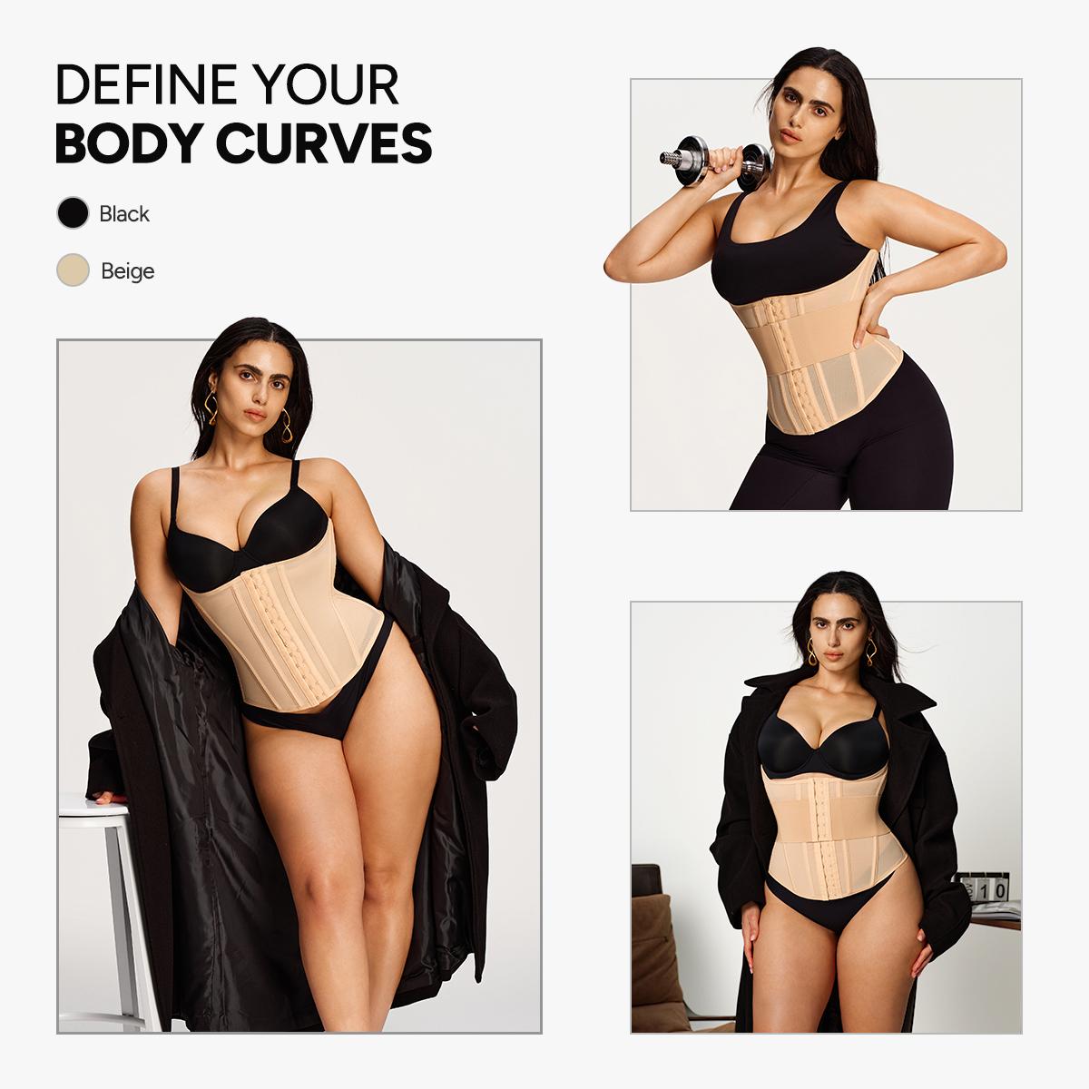 【LIVE】Nebility Women's Waist Trainer Belt with Built-in Steel Frame Double Wrap Waist Cincher Trimmer Ab Belt Tummy Control Body Shaper Firm Compression Shaping Basic Shapewear Tummy Wrap Waist Trainer Womenswear